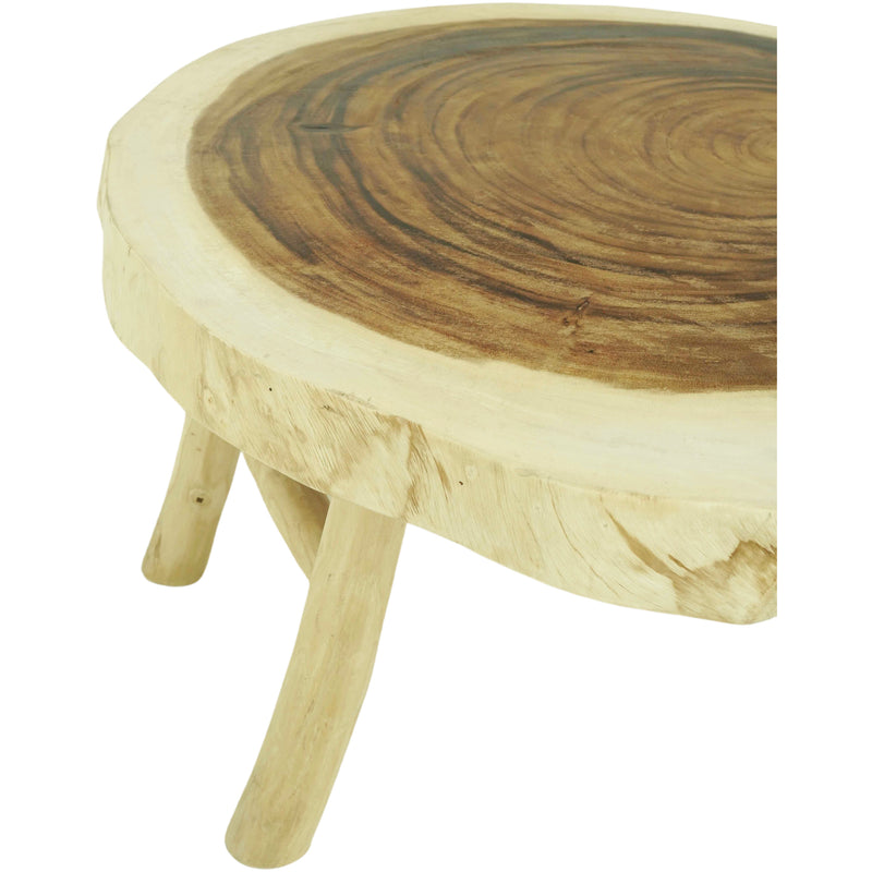 Teak Branch Coffee Table - Round  | 100CM X 80CM | PRE-ORDER MAY ARRIVAL
