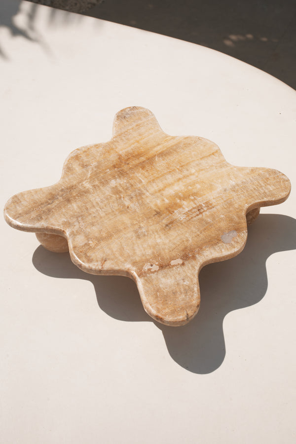 Onyx Footed Wave Tray #2 | PRE-ORDER SEPTEMBER ARRIVAL