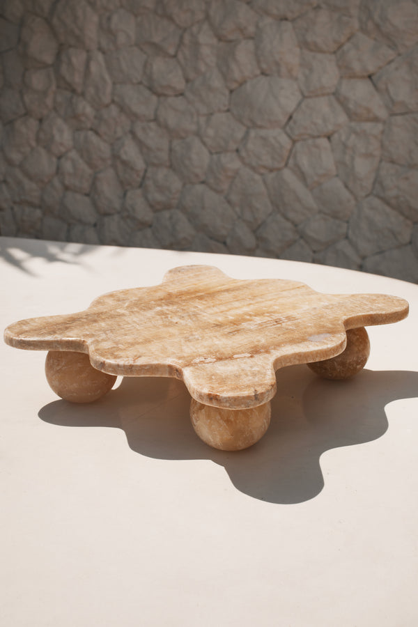 Onyx Footed Wave Tray #2 | PRE-ORDER SEPTEMBER ARRIVAL