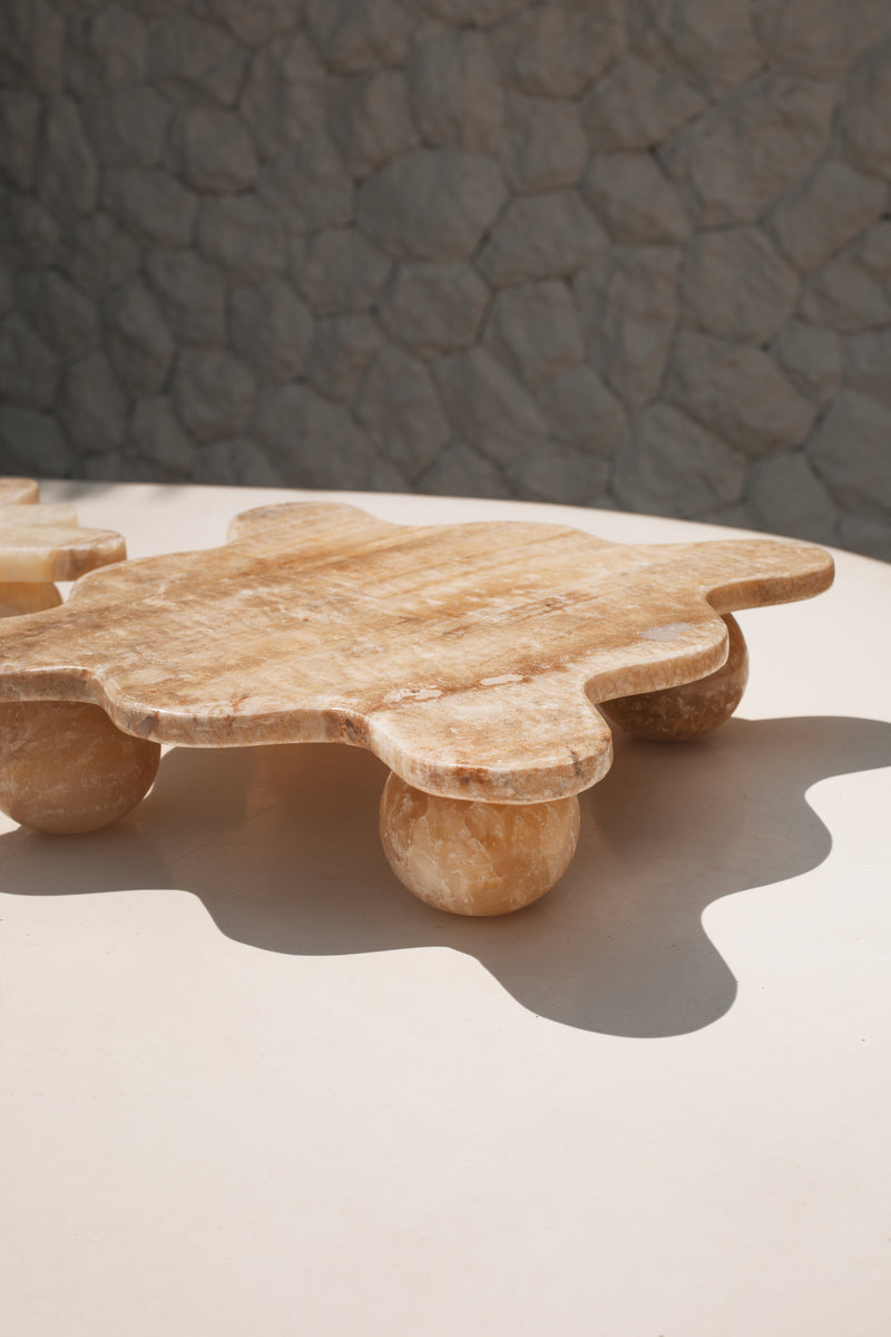 Onyx Footed Wave Tray #2 | PRE-ORDER SEPTEMBER ARRIVAL