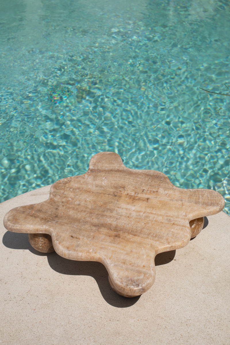 Onyx Footed Wave Tray #4 | PRE-ORDER SEPTEMBER ARRIVAL