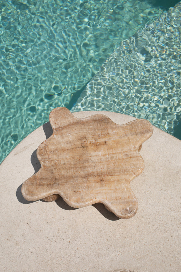 Onyx Footed Wave Tray #4 | PRE-ORDER SEPTEMBER ARRIVAL