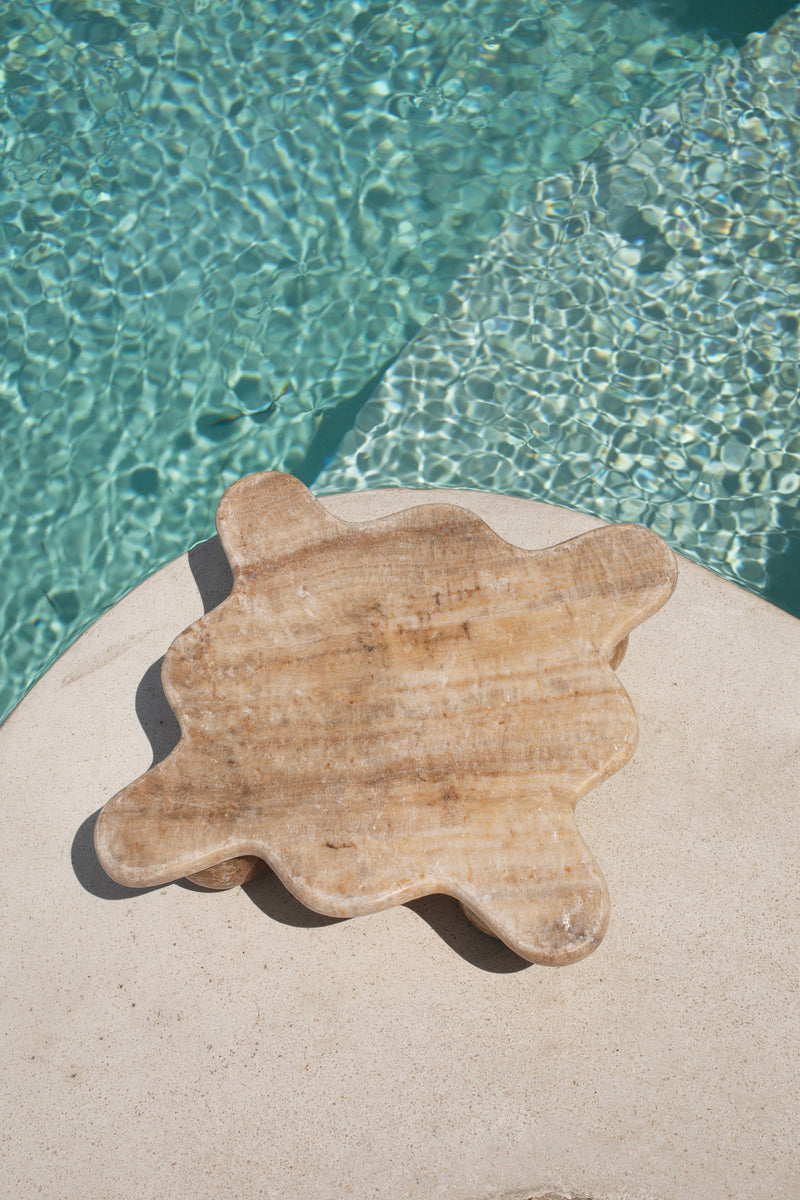 Onyx Footed Wave Tray #4 | PRE-ORDER SEPTEMBER ARRIVAL