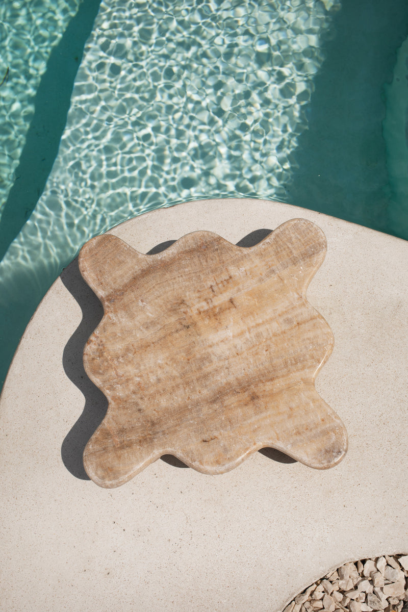 Onyx Footed Wave Tray #4 | PRE-ORDER SEPTEMBER ARRIVAL