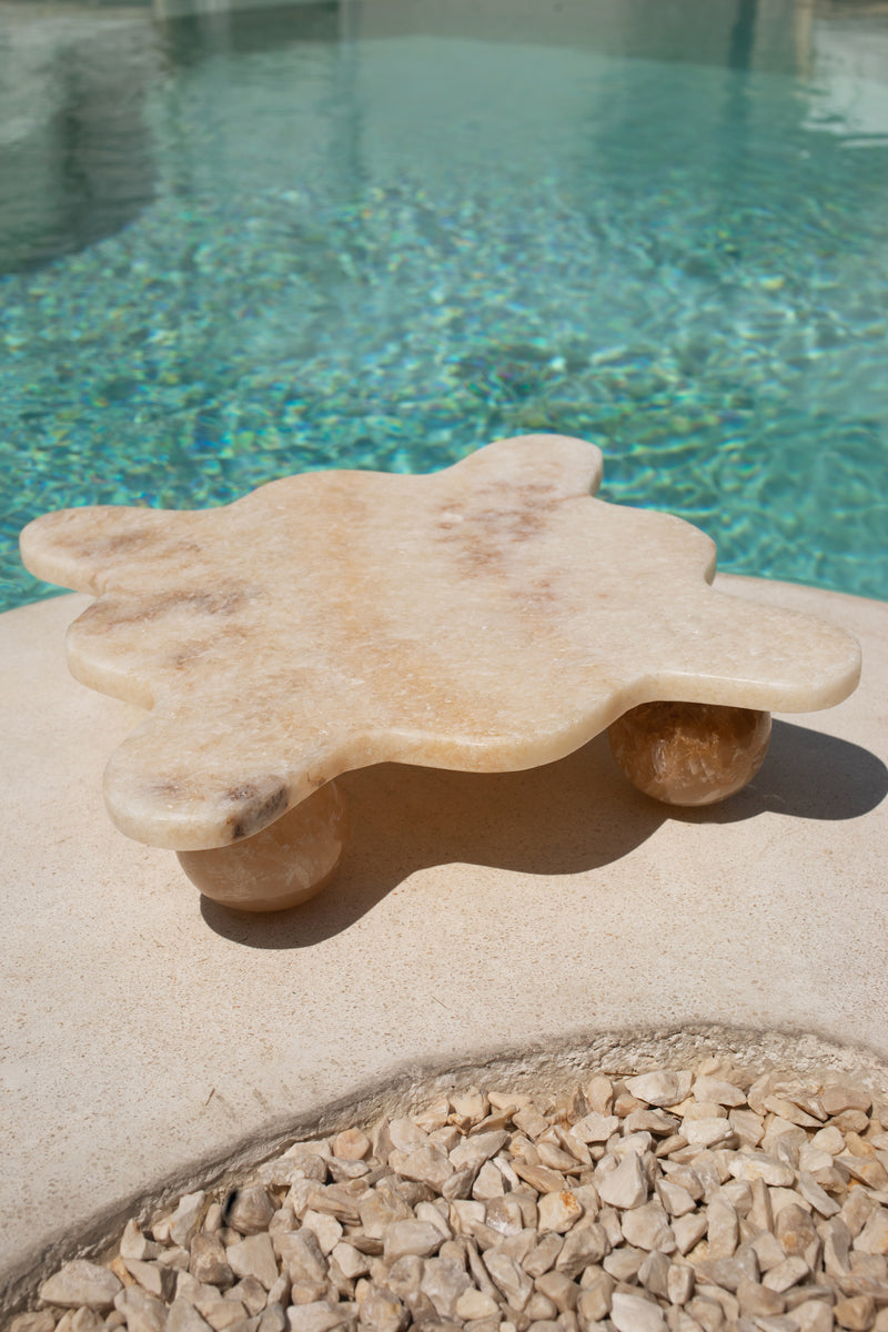 Onyx Footed Wave Tray #3 | PRE-ORDER SEPTEMBER ARRIVAL