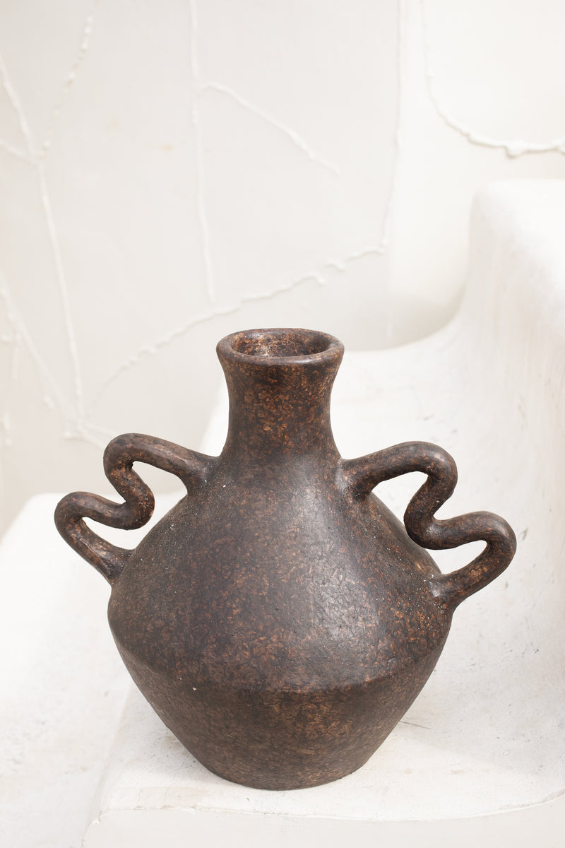 Wave Handle Vase | BROWNIE | PRE-ORDER SEPTEMBER ARRIVAL