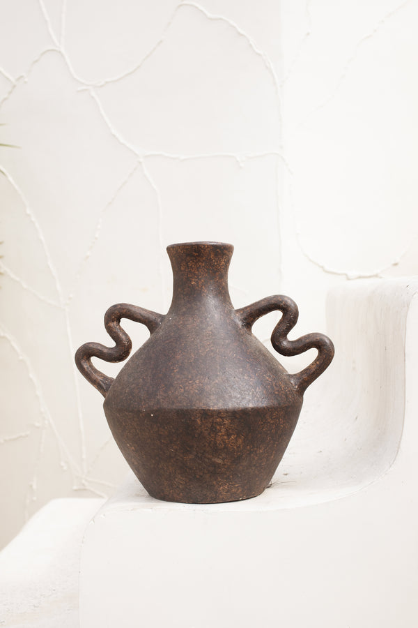 Wave Handle Vase | BROWNIE | PRE-ORDER SEPTEMBER ARRIVAL