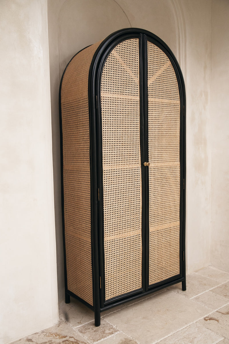 XANDER ARCH CABINET | BLACK | PRE-ORDER 14-16 WEEKS LEAD TIME