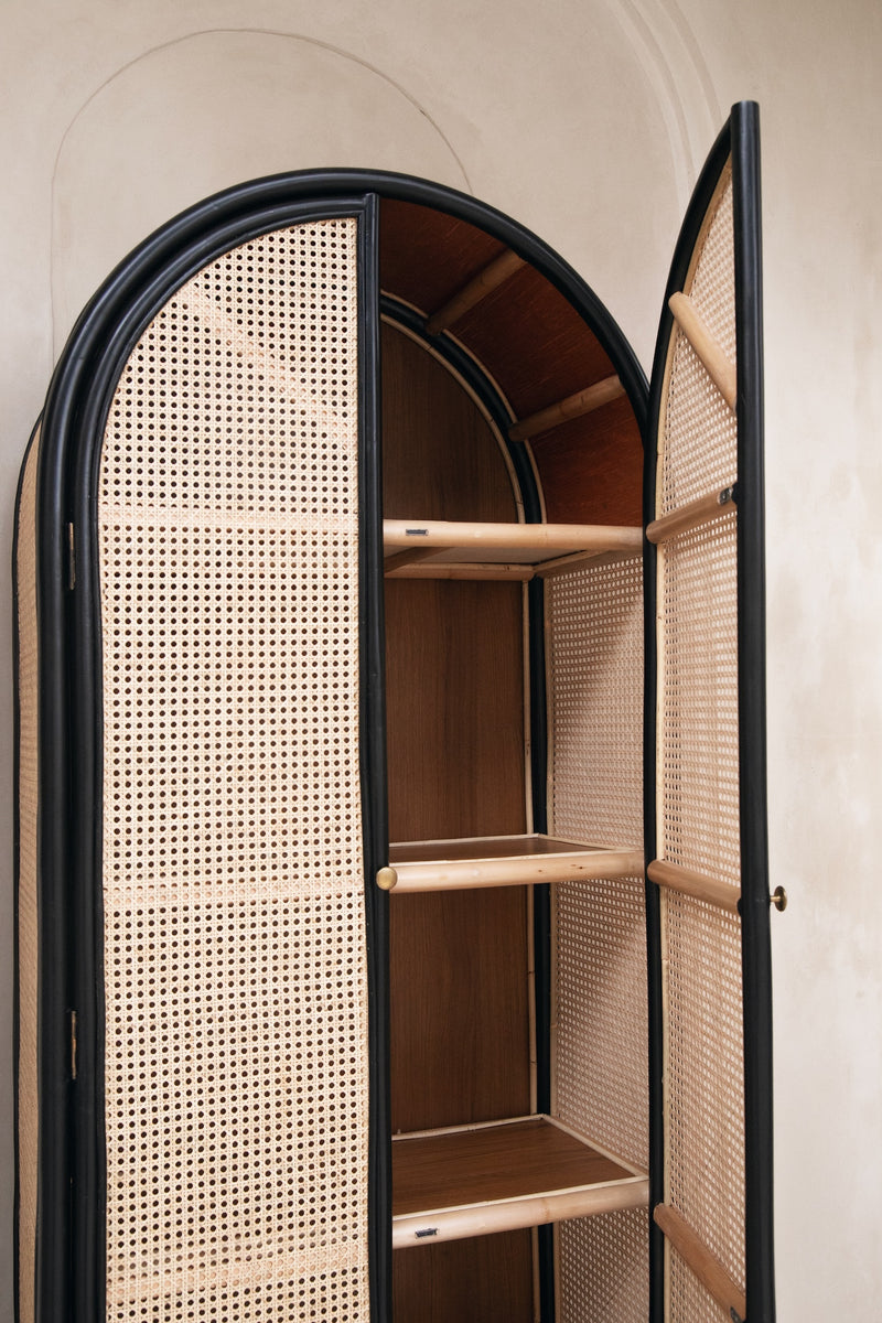 XANDER ARCH CABINET | BLACK | PRE-ORDER 14-16 WEEKS LEAD TIME