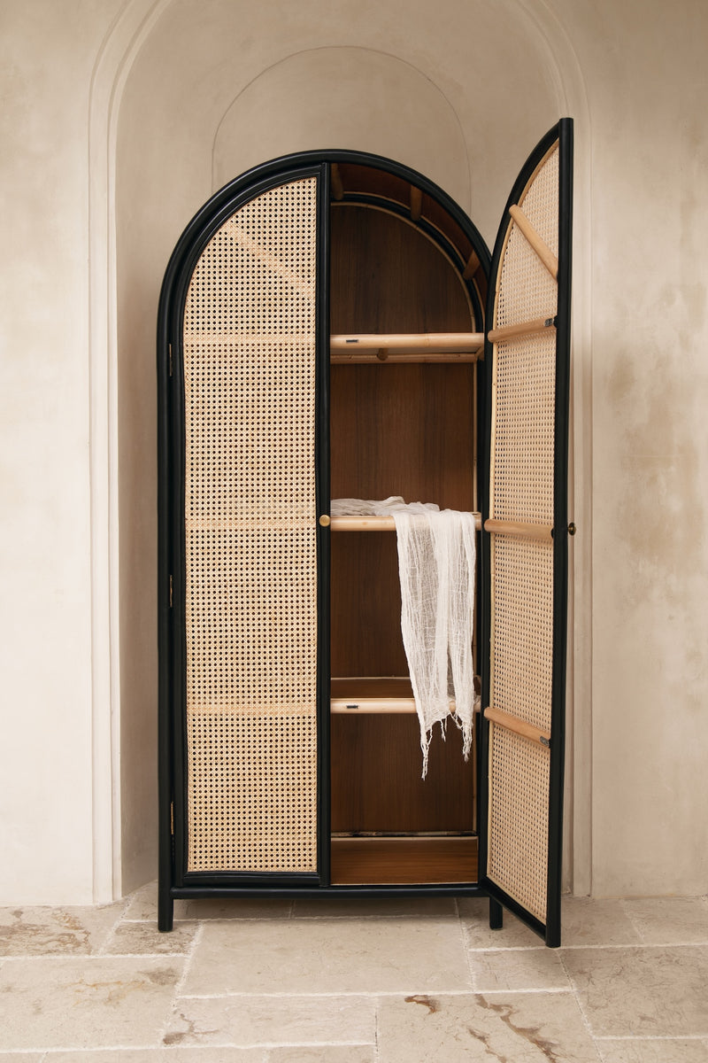 XANDER ARCH CABINET | BLACK | PRE-ORDER 14-16 WEEKS LEAD TIME