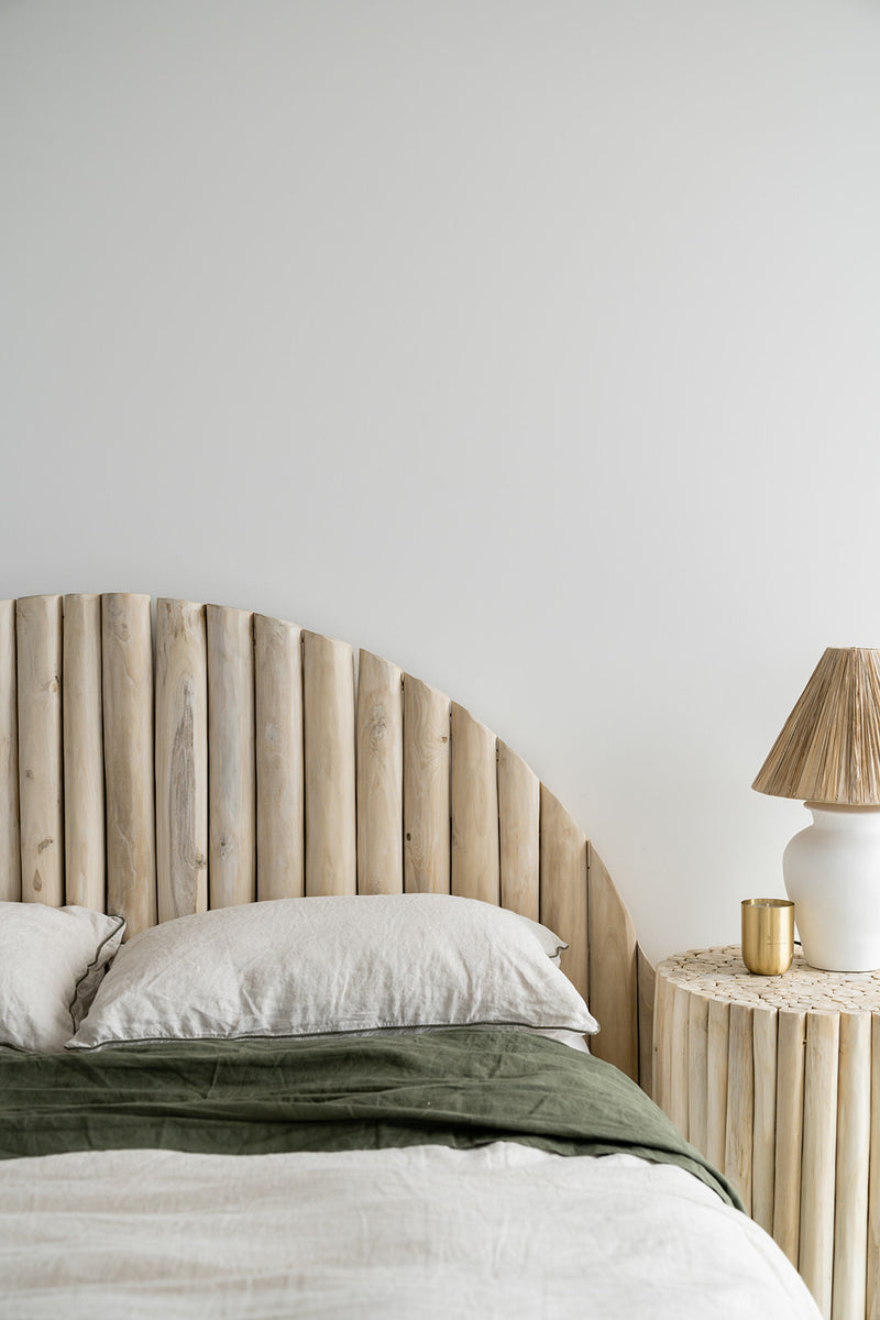 Arch Teak Branch Bed Head