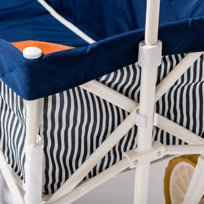 Business and Pleasure | The Beach Cart - Lauren's Navy Stripe