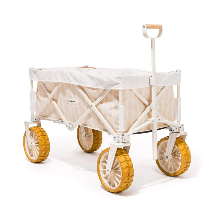 Business and Pleasure | The Beach Cart - Monaco Natural Stripe