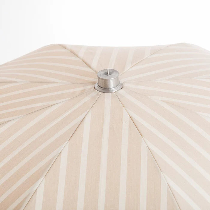 Business and Pleasure | The Premium Beach Umbrella - Monaco Natural Stripe