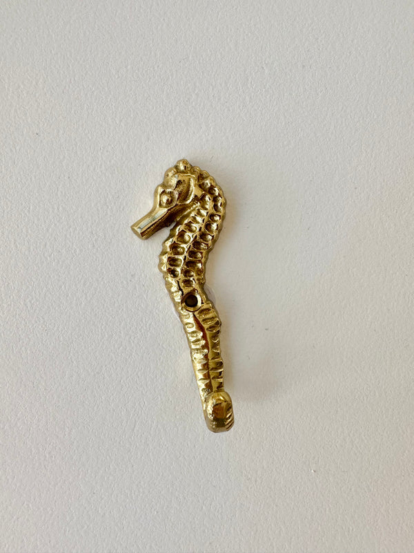 SEAHORSE | BRASS WALL HOOK