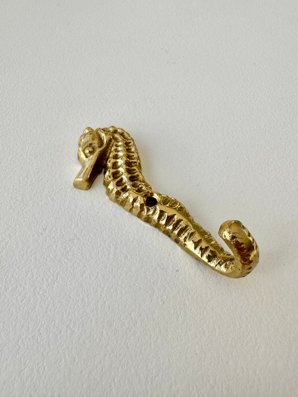 SEAHORSE | BRASS WALL HOOK