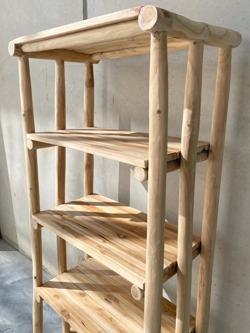 Teak Book Shelf - 4 Tier