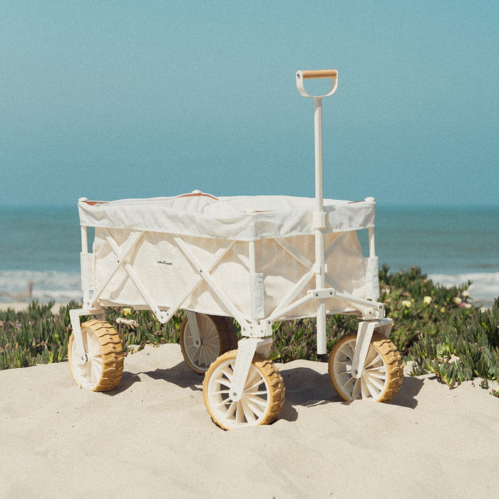 Business and Pleasure | The Beach Cart - Monaco Natural Stripe