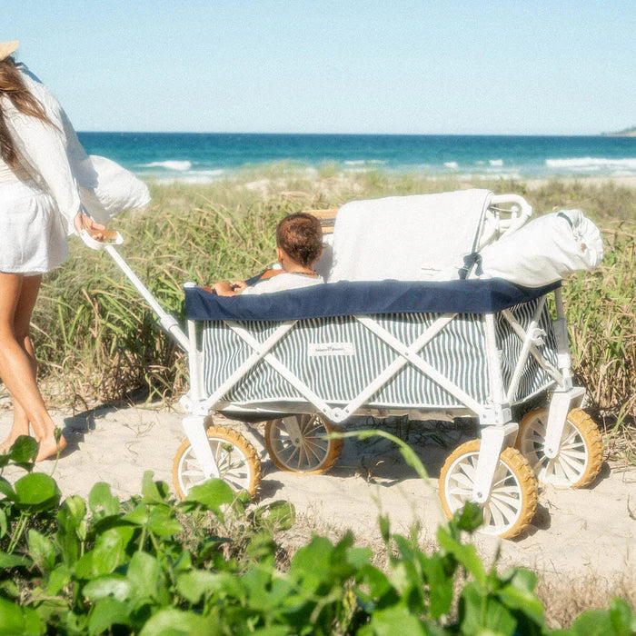 Business and Pleasure | The Beach Cart - Lauren's Navy Stripe