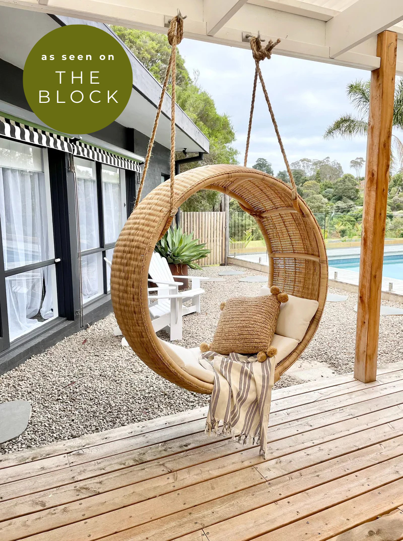 Circular Love Hanging Chair | Natural