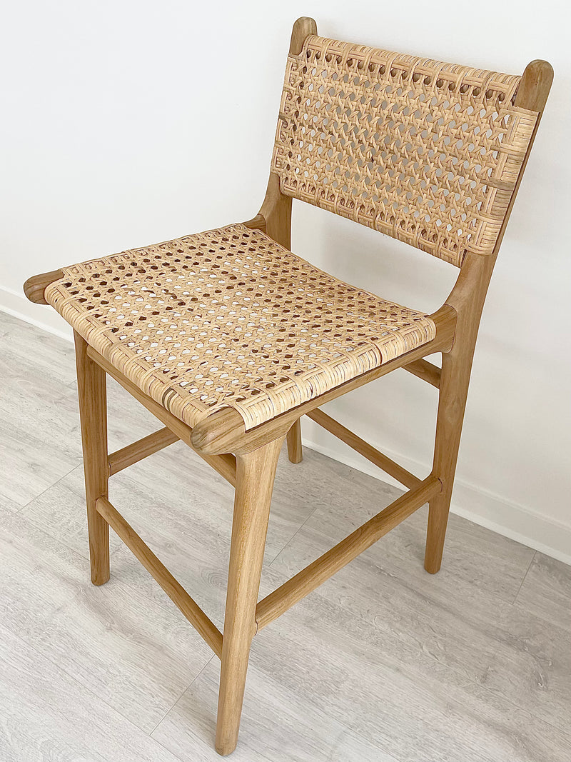 Willow Bar Stool with Back | PRE-ORDER - 12-14 WEEKS
