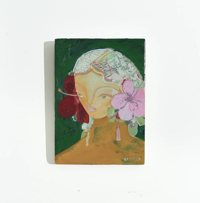 Jai Vasicek | The Pink Hibiscus Tile (Large)