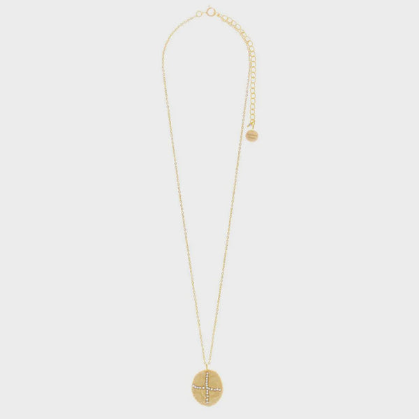 Rubyteva Design | Cubic Zirconia cross necklace