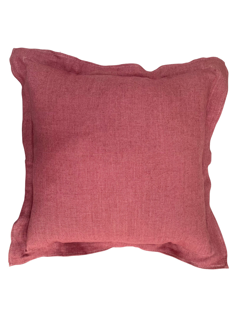Rose 100% Flax Linen Cushion | 50CM X 50CM