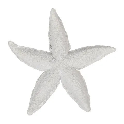 White Poly Starfish Sculpture | 20CM X 20CM X 3CM