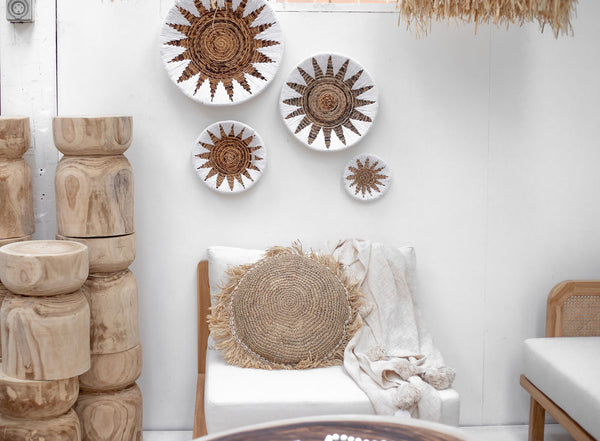 Balian Woven Basket Wall Hanging Set