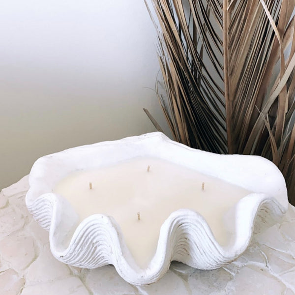 COASTAL LANE SCENTS | CLAM CANDLE | 4 X SCENTS