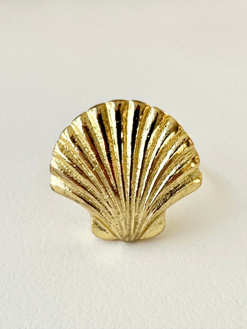 Brass Shell Napkin Ring