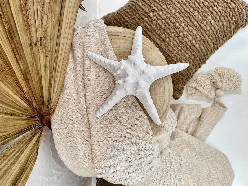 White Poly Starfish - Extra Large | 25CM X 9CM